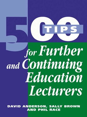 cover image of 500 Tips for Further and Continuing Education Lecturers